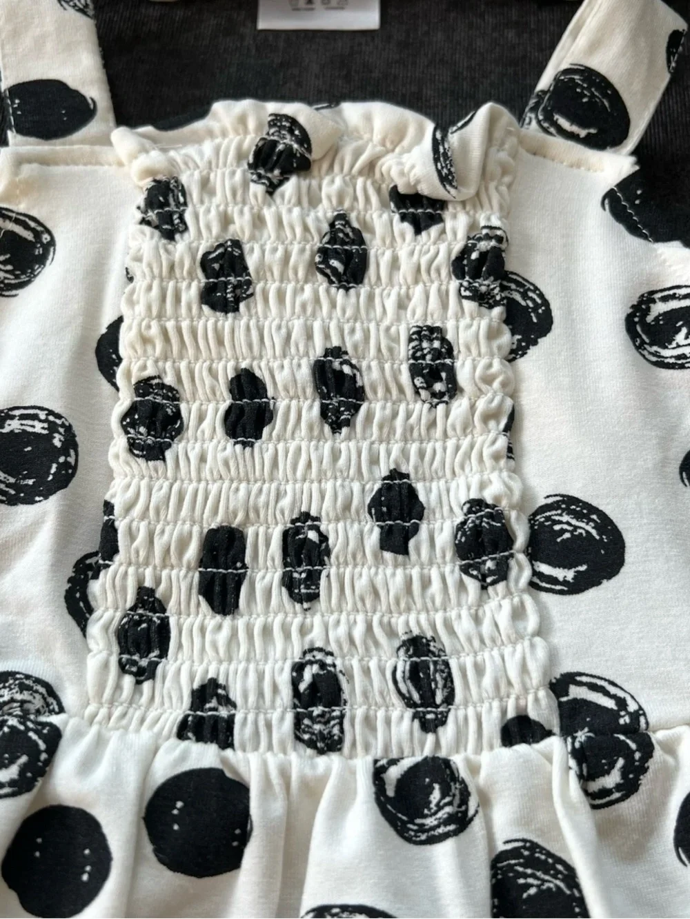 NWT Jessica Simpson Black Dot Bow Romper and Headband Size 12 Months